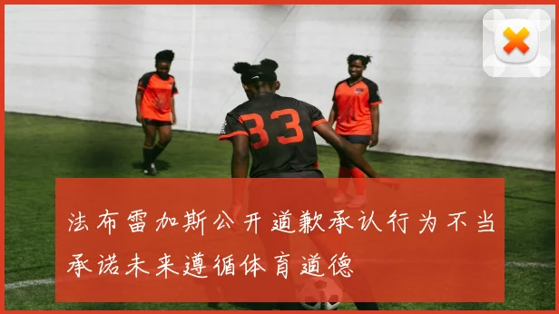 法布雷加斯公开道歉承认行为不当承诺未来遵循体育道德